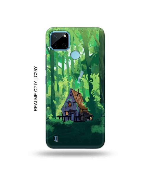 forest house back cover compatible with realme c21y, realme c25y - 19005336 - Very Small Image - 1