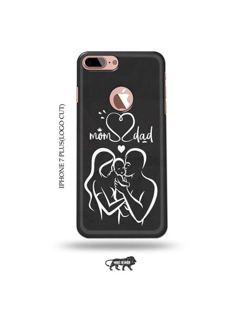 mom dad back cover compatible with iphone 7 plus(logo cut) - 19005353 - Very Small Image - 1