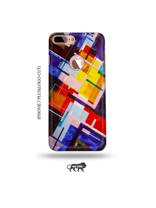 abstract back cover compatible with iphone 7 plus(logo cut) - 19005466 - Very Small Image - 1