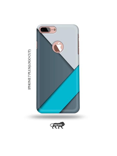 colour strips back cover compatible with iphone 7 plus(logo cut) - 19005480 - Very Small Image - 1