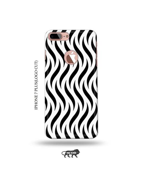 curvy strips back cover compatible with iphone 7 plus(logo cut) - 19005492 - Very Small Image - 1
