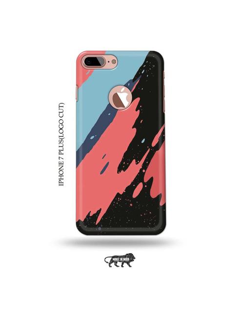 abstract colour back cover compatible with iphone 7 plus(logo cut) - 19005504 - Very Small Image - 1