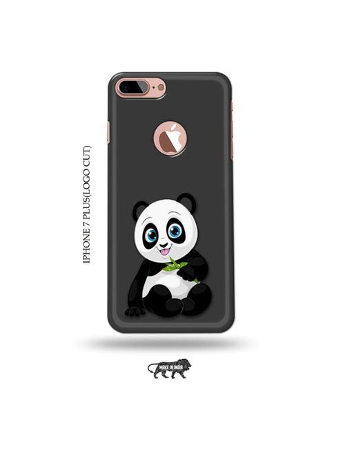 cute panda back cover compatible with iphone 7 plus(logo cut) - 19005505 - Very Small Image - 1