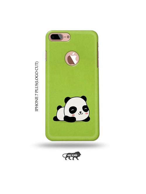lazy panda back cover compatible with iphone 7 plus(logo cut) - 19005532 - Very Small Image - 1