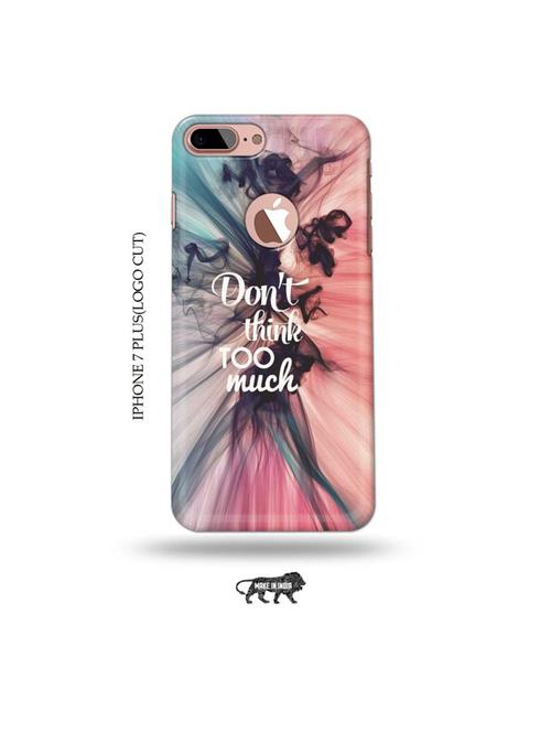 don't think too much back cover compatible with iphone 7 plus(logo cut) - 19005548 - Very Small Image - 1