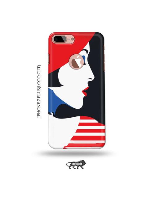 girl illustration back cover compatible with iphone 7 plus(logo cut) - 19005620 - Very Small Image - 1