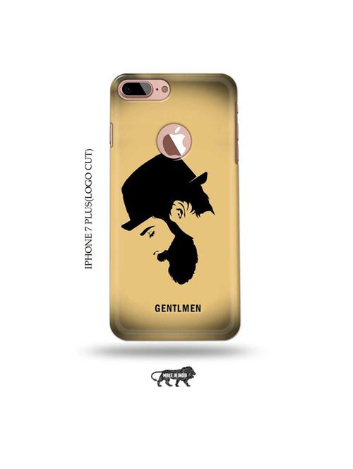 gentleman back cover compatible with iphone 7 plus(logo cut) - 19005639 - Very Small Image - 1