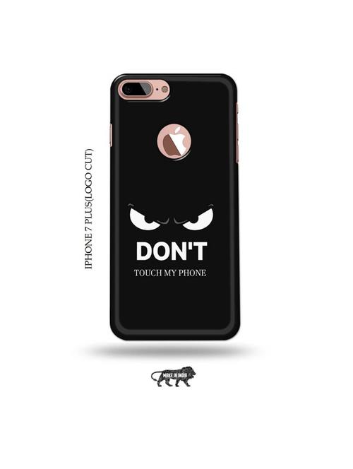 don't touch my phone back cover compatible with iphone 7 plus(logo cut) - 19005641 - Very Small Image - 1