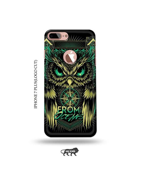 deadly owl back cover compatible with iphone 7 plus(logo cut) - 19005648 - Very Small Image - 1
