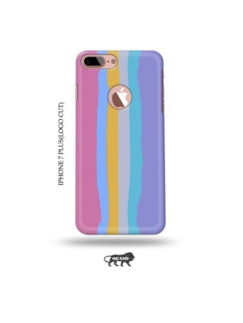 rainbow new back cover compatible with iphone 7 plus(logo cut) - 19005663 - Very Small Image - 1