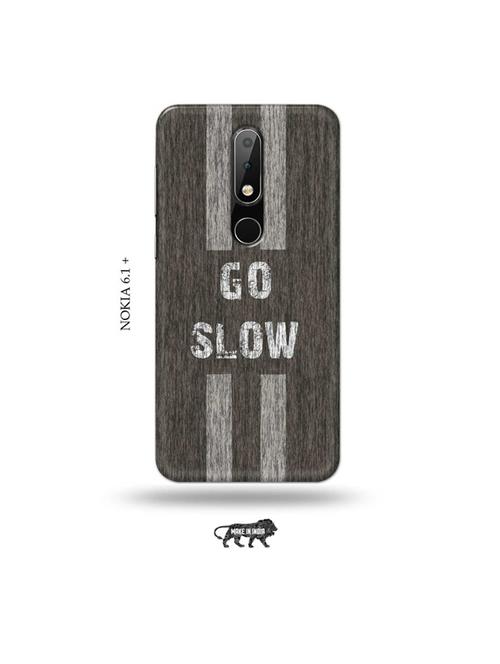 go slow back cover compatible with nokia 6.1 plus - 19006241 - Very Small Image - 1
