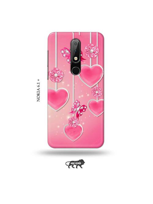 hearts back cover compatible with nokia 6.1 plus - 19006264 - Very Small Image - 1