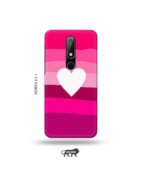 heart back cover compatible with nokia 6.1 plus - 19006268 - Very Small Image - 1