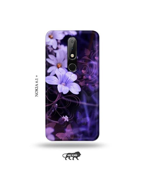 flowers back cover compatible with nokia 6.1 plus - 19006286 - Very Small Image - 1