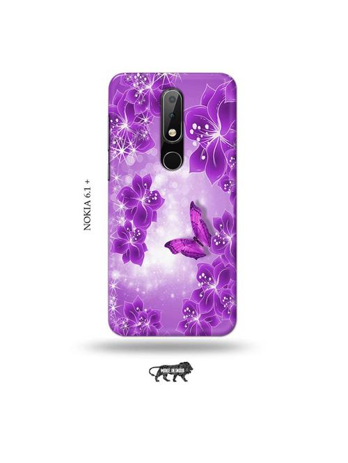 flowers back cover compatible with nokia 6.1 plus - 19006287 - Very Small Image - 1
