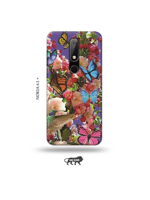 flowers back cover compatible with nokia 6.1 plus - 19006294 - Very Small Image - 1