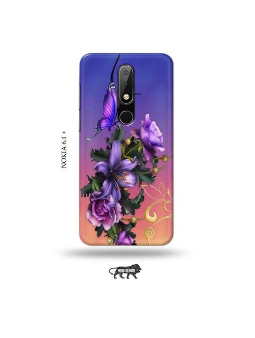 flowers back cover compatible with nokia 6.1 plus - 19006305 - Very Small Image - 1
