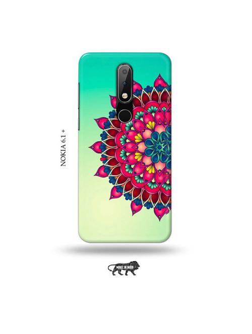 flowers back cover compatible with nokia 6.1 plus - 19006309 - Very Small Image - 1