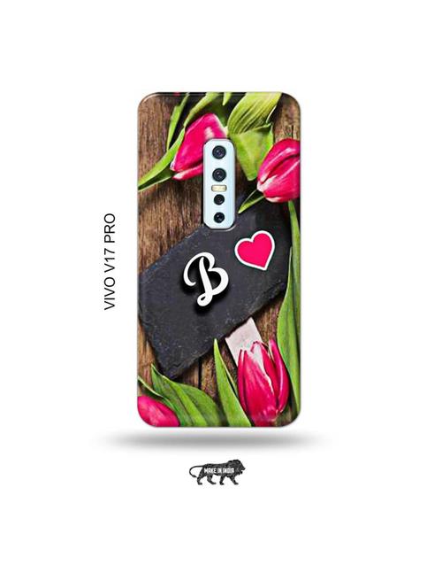 flower letter b back cover compatible with vivo v17 pro - 19006364 - Very Small Image - 1