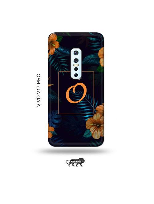 floral o back cover compatible with vivo v17 pro - 19006423 - Very Small Image - 1