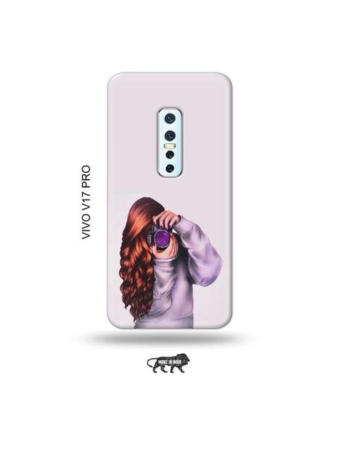 camera buff girl back cover compatible with vivo v17 pro - 19006470 - Very Small Image - 1