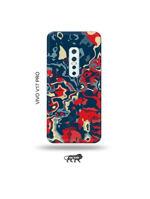 abstract red back cover compatible with vivo v17 pro - 19006506 - Very Small Image - 1