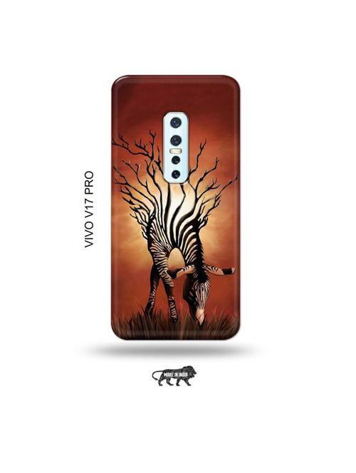 zebra back cover compatible with vivo v17 pro - 19006526 - Very Small Image - 1