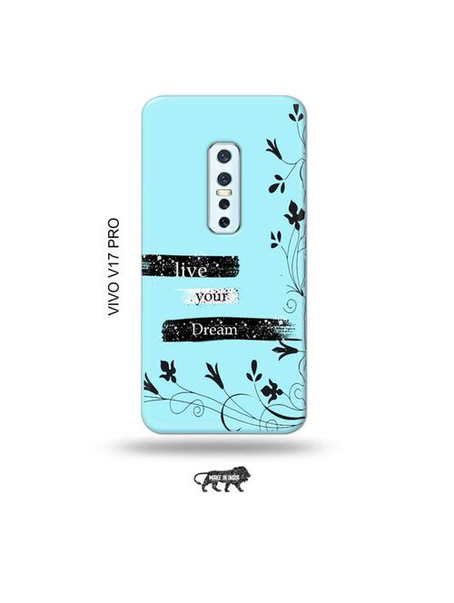 live your dream back cover compatible with vivo v17 pro - 19006584 - Very Small Image - 1