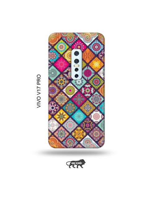 aztec mix back cover compatible with vivo v17 pro - 19006604 - Very Small Image - 1