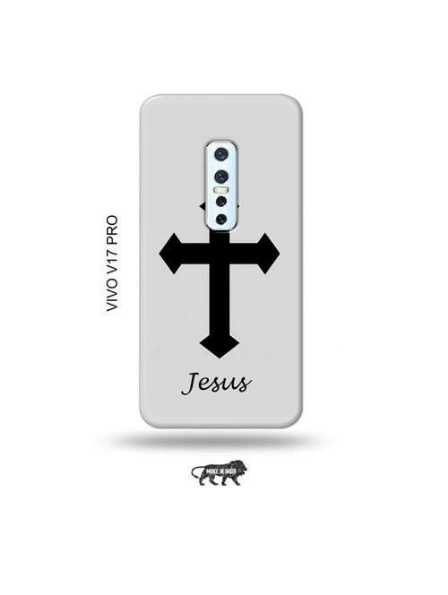 jesus cross back cover compatible with vivo v17 pro - 19006620 - Very Small Image - 1
