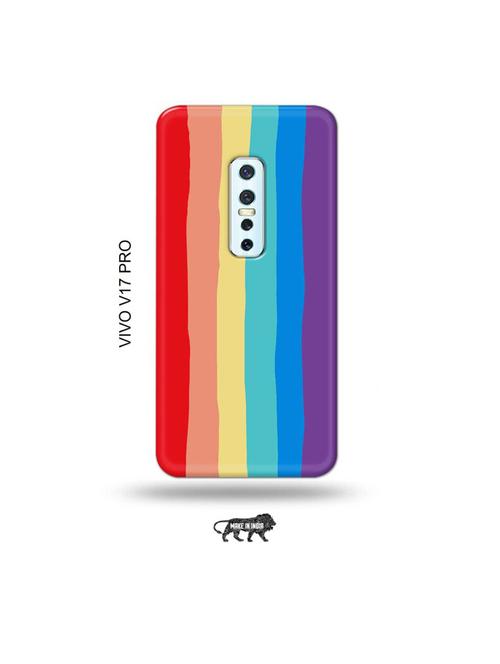 rainbow colour back cover compatible with vivo v17 pro - 19006661 - Very Small Image - 1