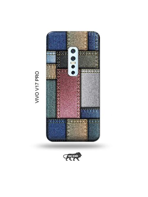 denim back cover compatible with vivo v17 pro - 19006738 - Very Small Image - 1