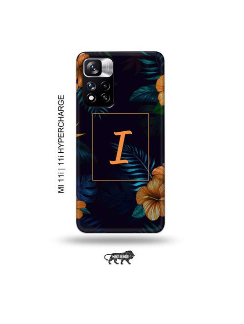 floral i back cover compatible with mi 11i, mi 11i hypercharge - 19006920 - Very Small Image - 1
