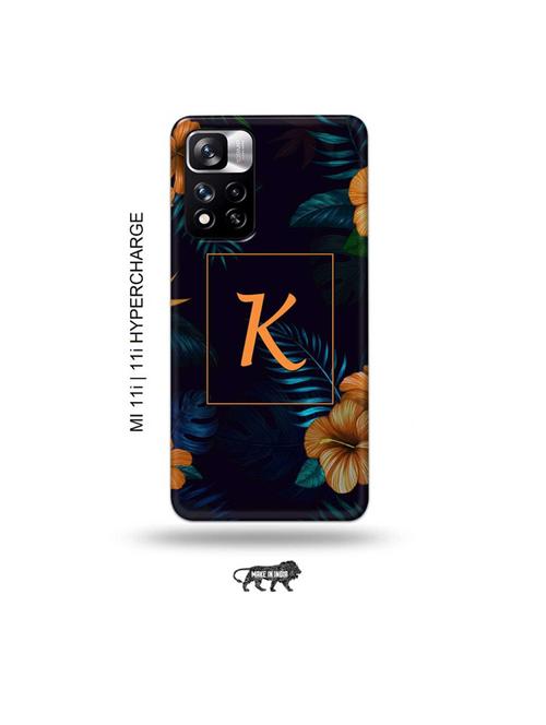 floral k back cover compatible with mi 11i, mi 11i hypercharge - 19006922 - Very Small Image - 1