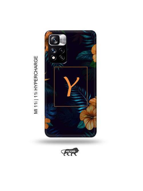 floral y back cover compatible with mi 11i, mi 11i hypercharge - 19006936 - Very Small Image - 1