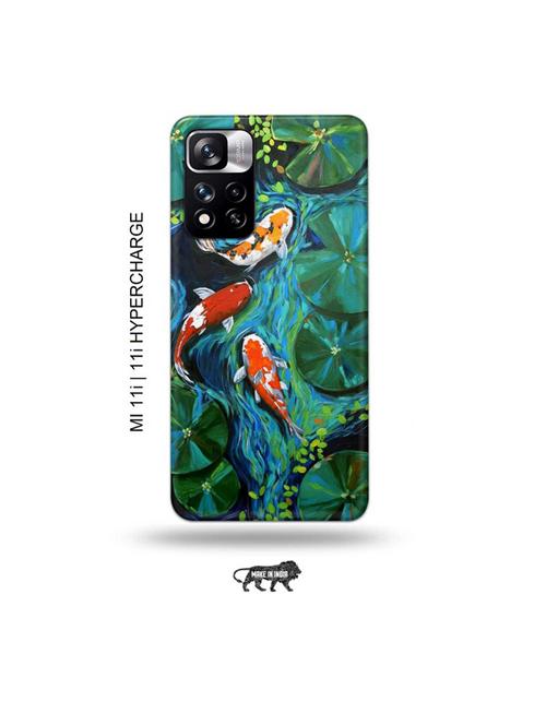 abstract fish back cover compatible with mi 11i, mi 11i hypercharge - 19007006 - Very Small Image - 1