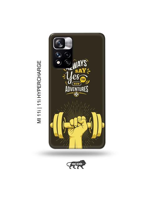 always say yes back cover compatible with mi 11i, mi 11i hypercharge - 19007073 - Very Small Image - 1