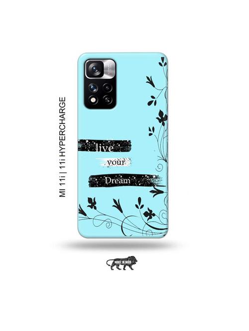 live your dream back cover compatible with mi 11i, mi 11i hypercharge - 19007087 - Very Small Image - 1