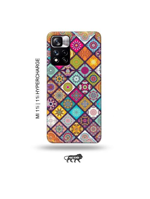 aztec mix back cover compatible with mi 11i, mi 11i hypercharge - 19007107 - Very Small Image - 1
