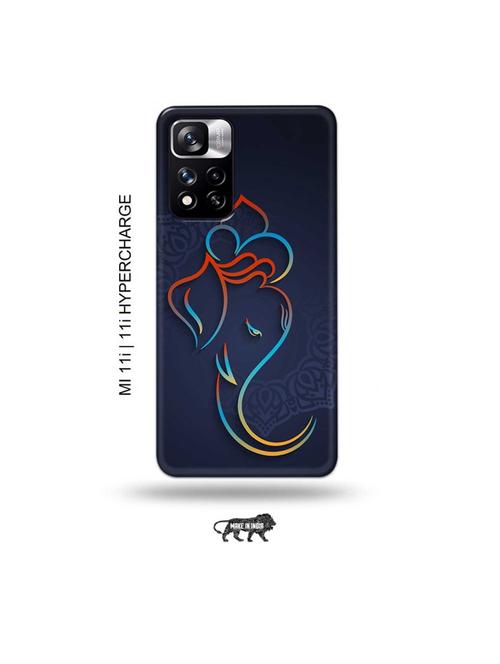 lord ganesha back cover compatible with mi 11i, mi 11i hypercharge - 19007113 - Very Small Image - 1