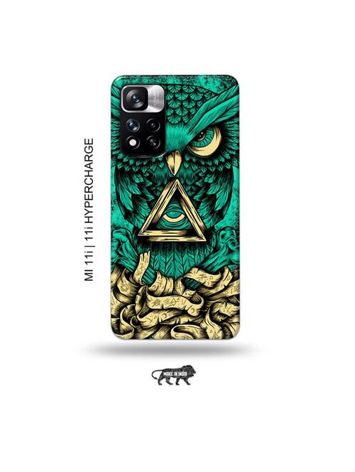 dark owl back cover compatible with mi 11i, mi 11i hypercharge - 19007147 - Very Small Image - 1