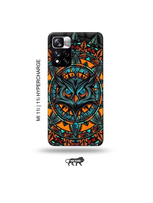 angry owl back cover compatible with mi 11i, mi 11i hypercharge - 19007148 - Very Small Image - 1