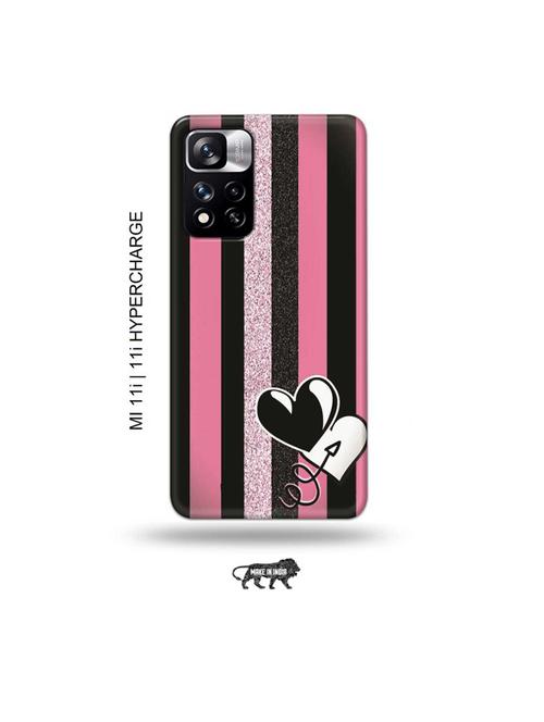 hearts back cover compatible with mi 11i, mi 11i hypercharge - 19007207 - Very Small Image - 1
