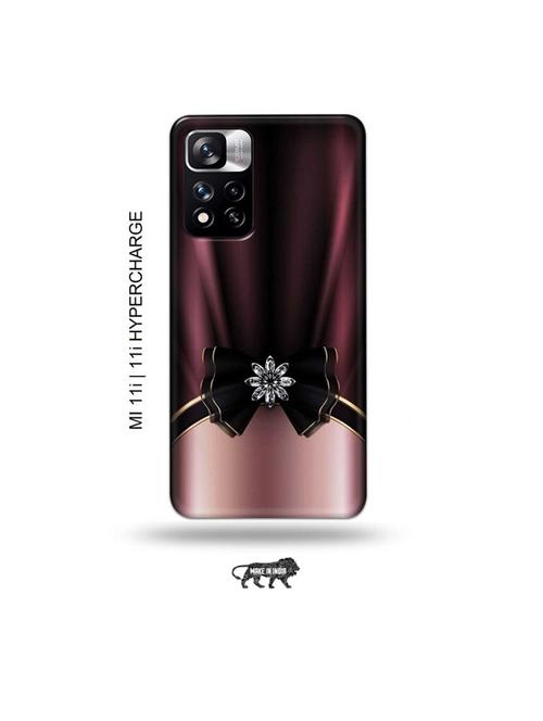 elegant design back cover compatible with mi 11i, mi 11i hypercharge - 19007228 - Very Small Image - 1