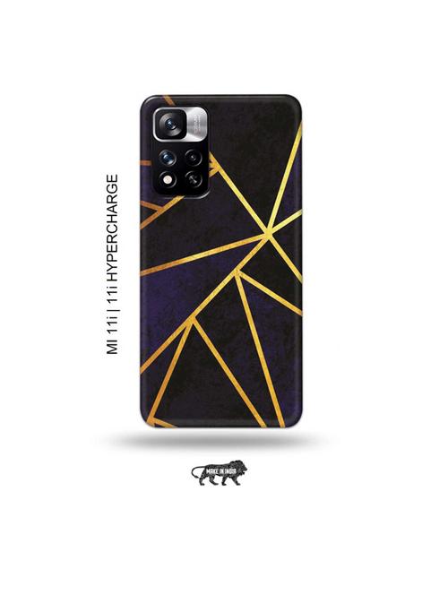 vertical gold strips back cover compatible with mi 11i, mi 11i hypercharge - 19007235 - Very Small Image - 1