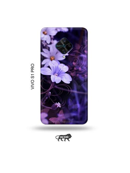 flowers back cover compatible with vivo s1 pro - 19007795 - Very Small Image - 1