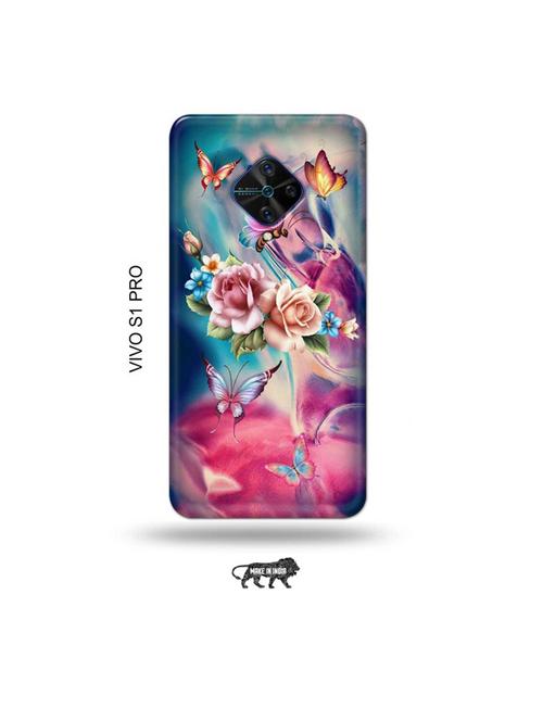 flowers back cover compatible with vivo s1 pro - 19007817 - Very Small Image - 1