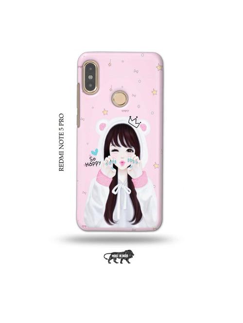 girlie back cover compatible with redmi note 5 pro - 19008449 - Very Small Image - 1