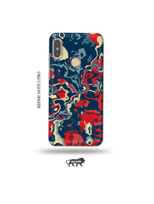 abstract red back cover compatible with redmi note 5 pro - 19008518 - Very Small Image - 1