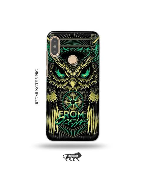 deadly owl back cover compatible with redmi note 5 pro - 19008658 - Very Small Image - 1